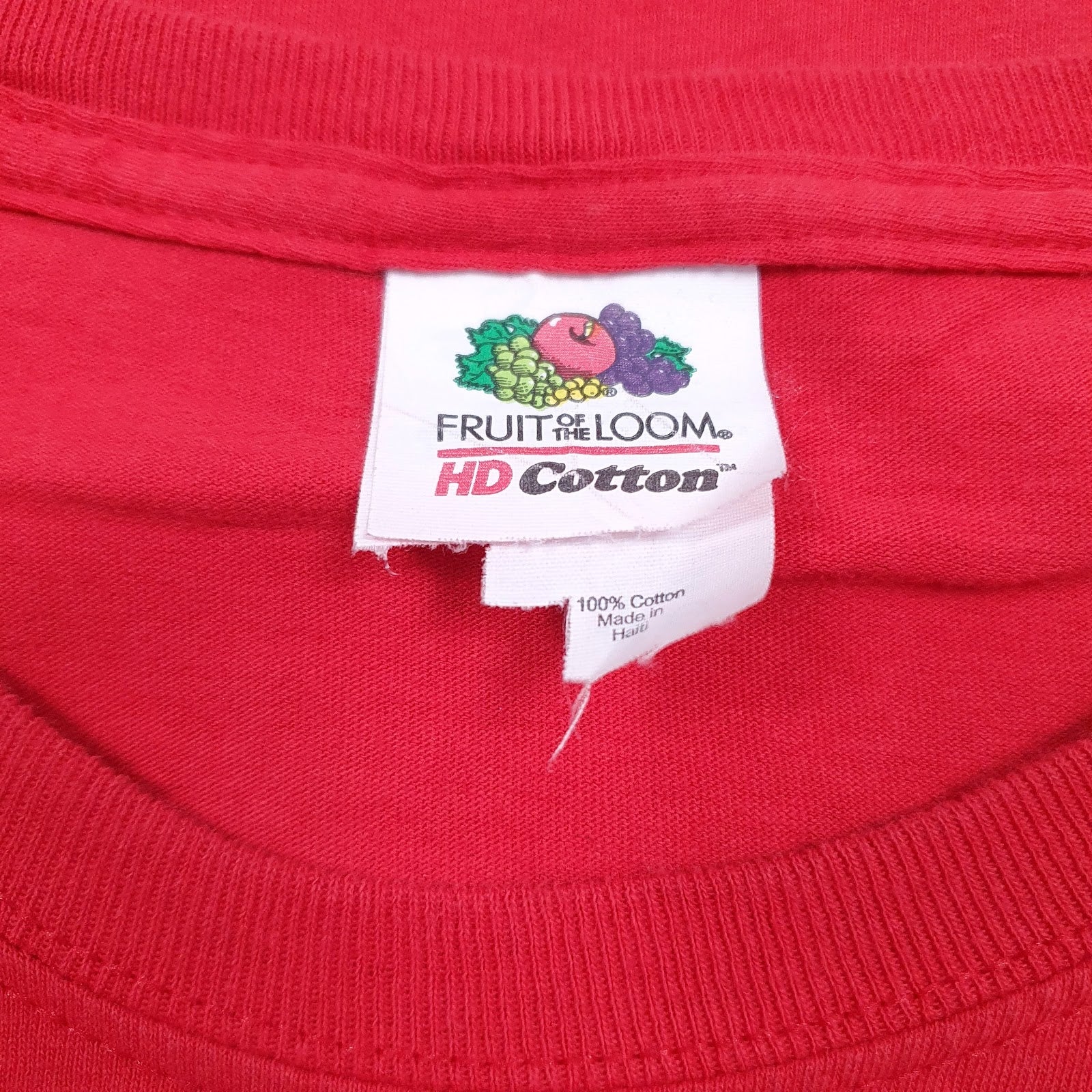 Mens Red Fruit Of The Loom Knock Cancer Out Of The Park  T Shirt