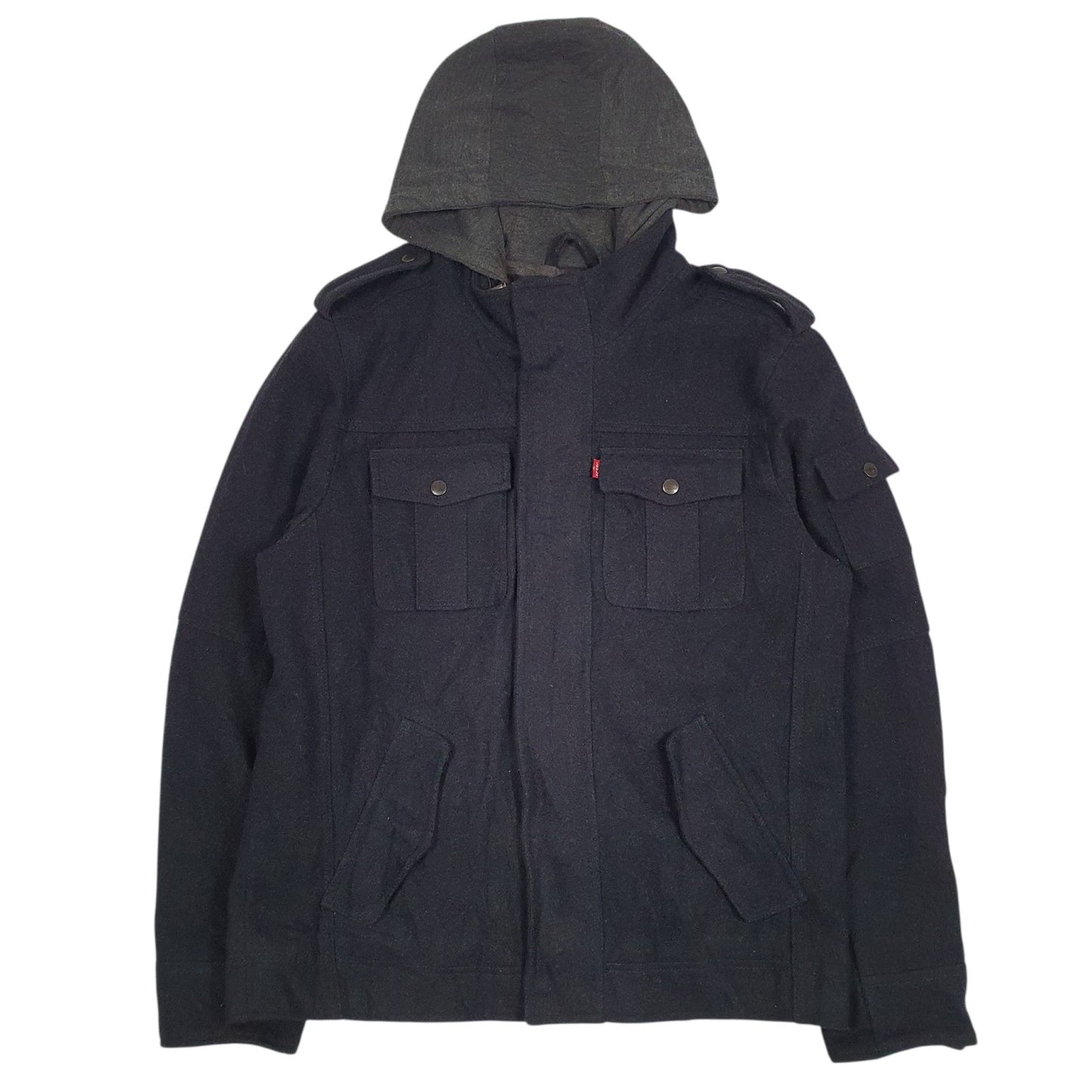 Mens Grey Levis   Coat