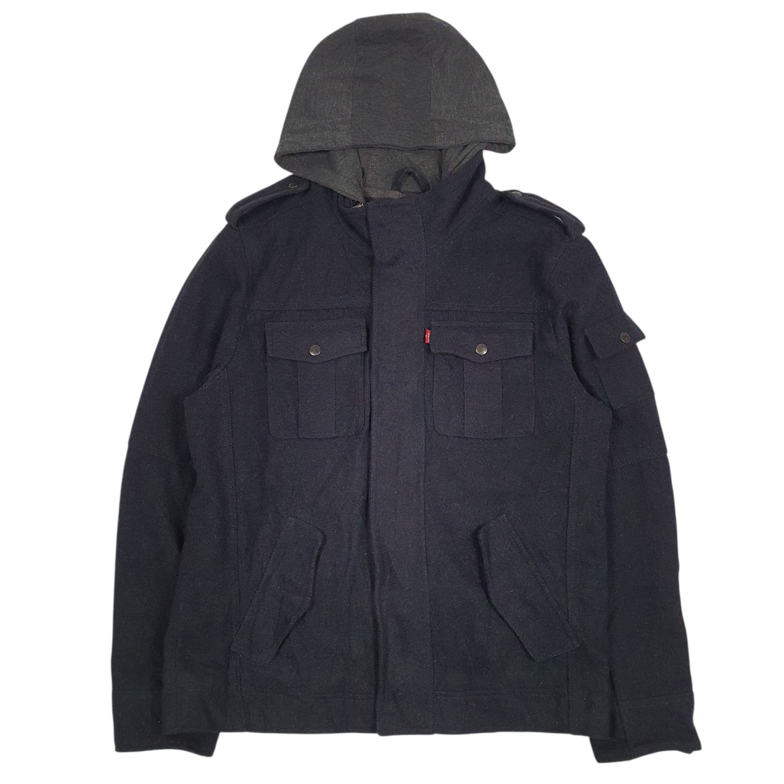 Mens Grey Levis   Coat