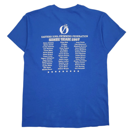 Mens Blue Gildan Eastern Iowa Swimming Federation  T Shirt