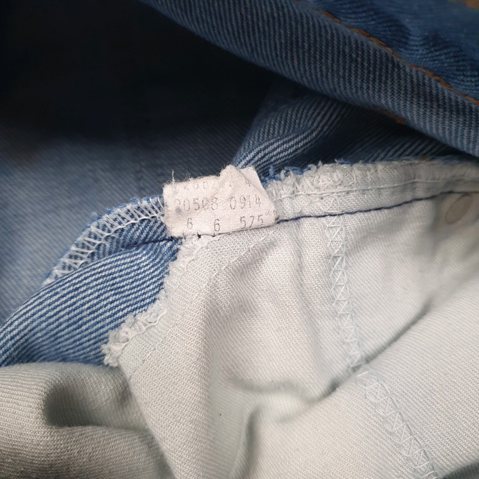 Mens Blue Levis Vintage 1980s Orange Tab Made In USA  Shorts