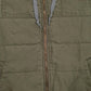 Mens Green Wrangler Workwear Padded  Coat