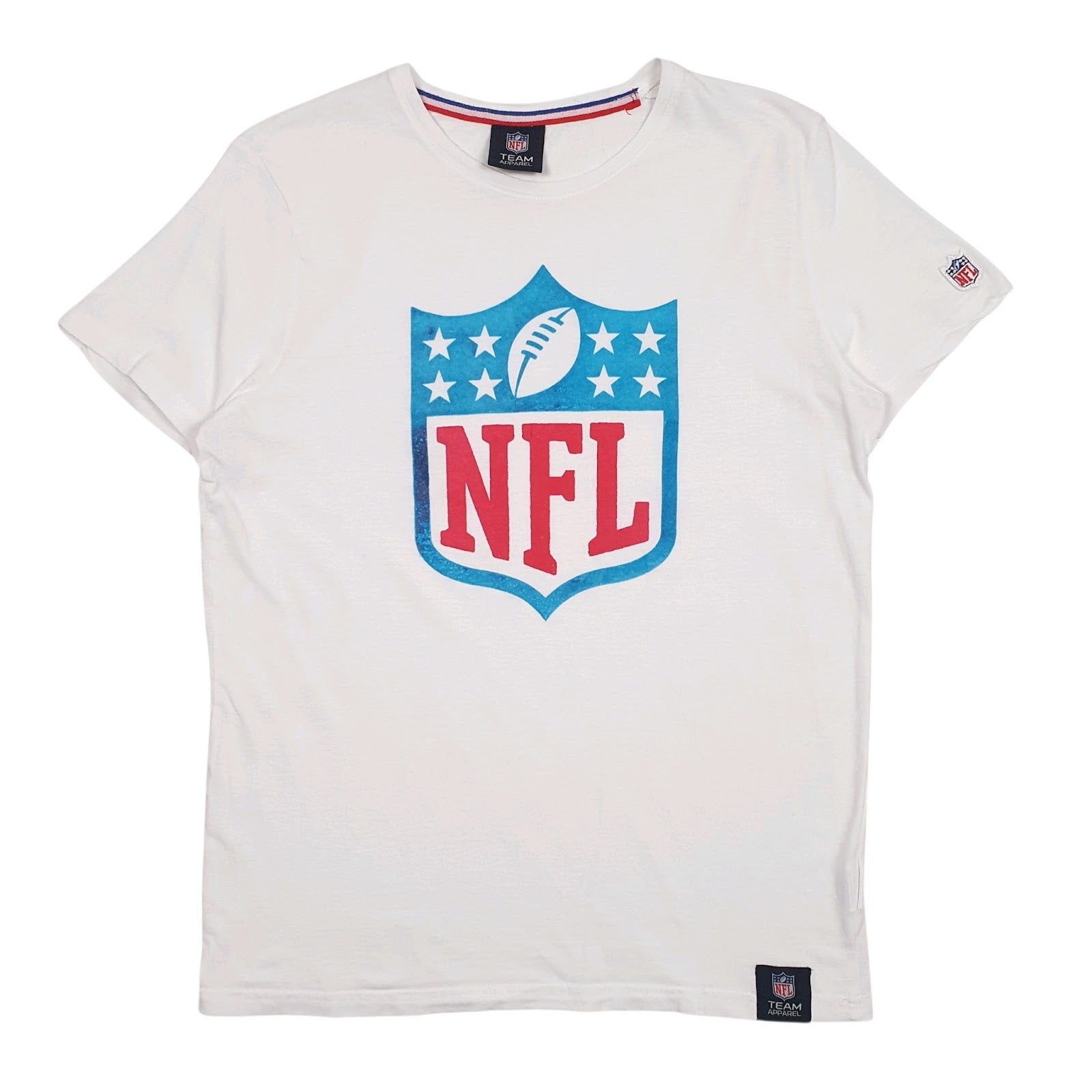 Mens White NFL  Short Sleeve T Shirt