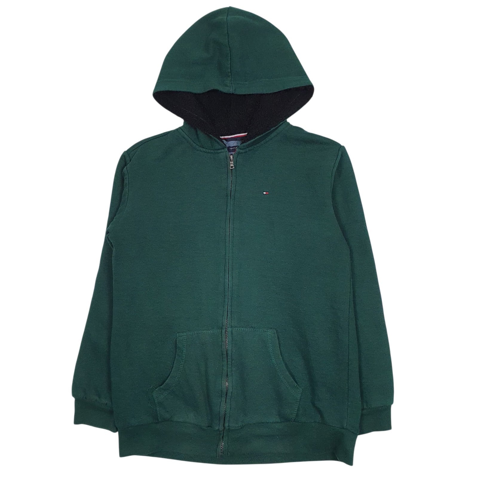 Mens Green Tommy Hilfiger  Full Zip Jumper