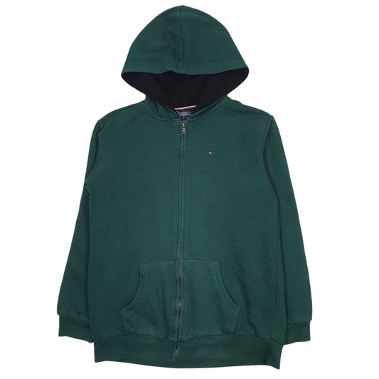 Mens Green Tommy Hilfiger  Full Zip Jumper