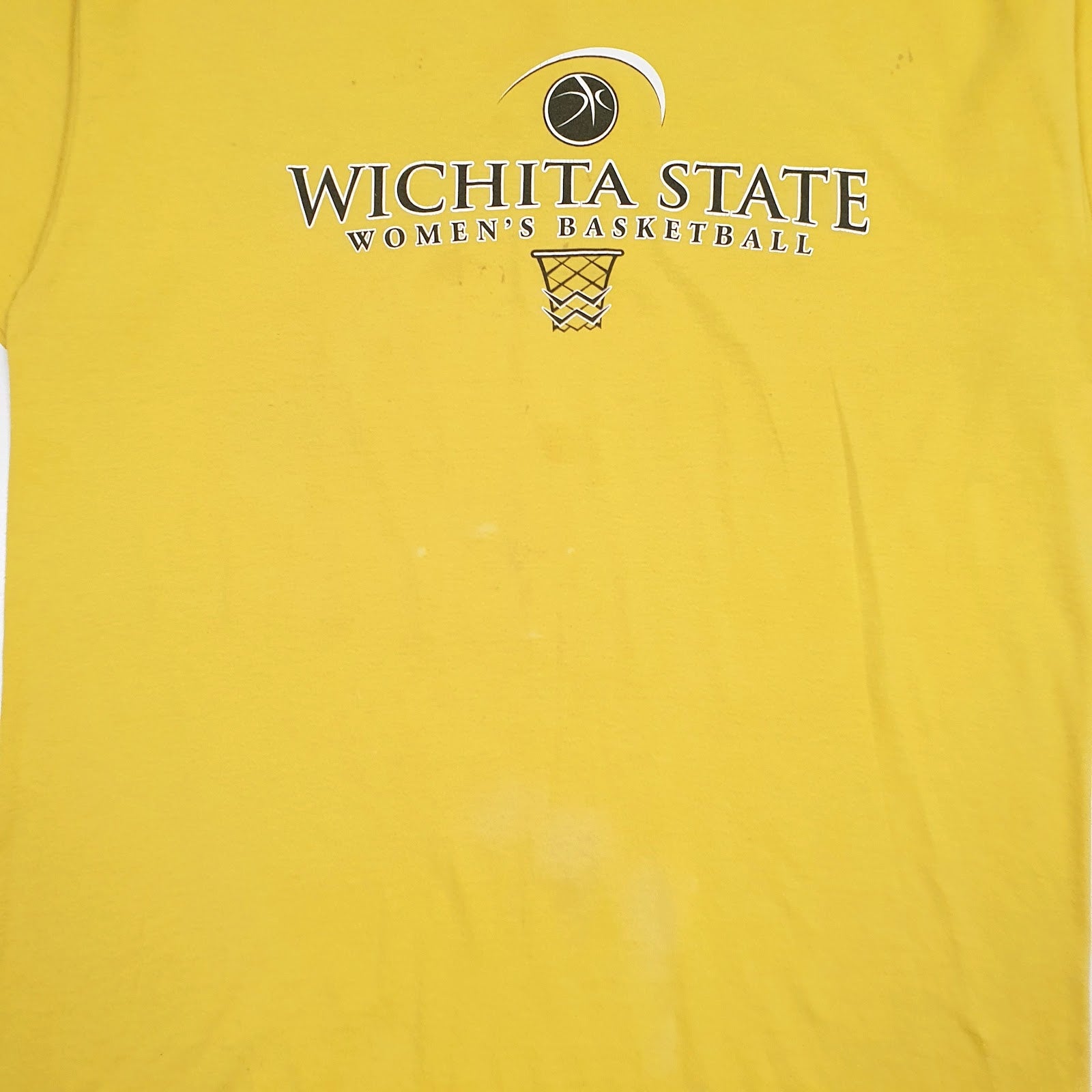 Mens Yellow Gildan Wichita State  T Shirt