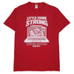 Mens Red Fruit Of The Loom Little Hawk Strong Short Sleeve T Shirt