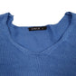 Womens Blue Onix Knit Crewneck Jumper