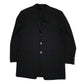 Mens Black Biagiotti Uomo Italian Tailoring  Coat