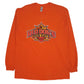 Mens Orange Gildan Red Dog's Dog Days Fall 2022 Long Sleeve T Shirt
