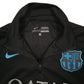 Mens Black Nike Barcelona FC Training Quarter Zip Jumper