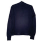 Womens Navy Tommy Hilfiger Button Up Quarter Zip Jumper
