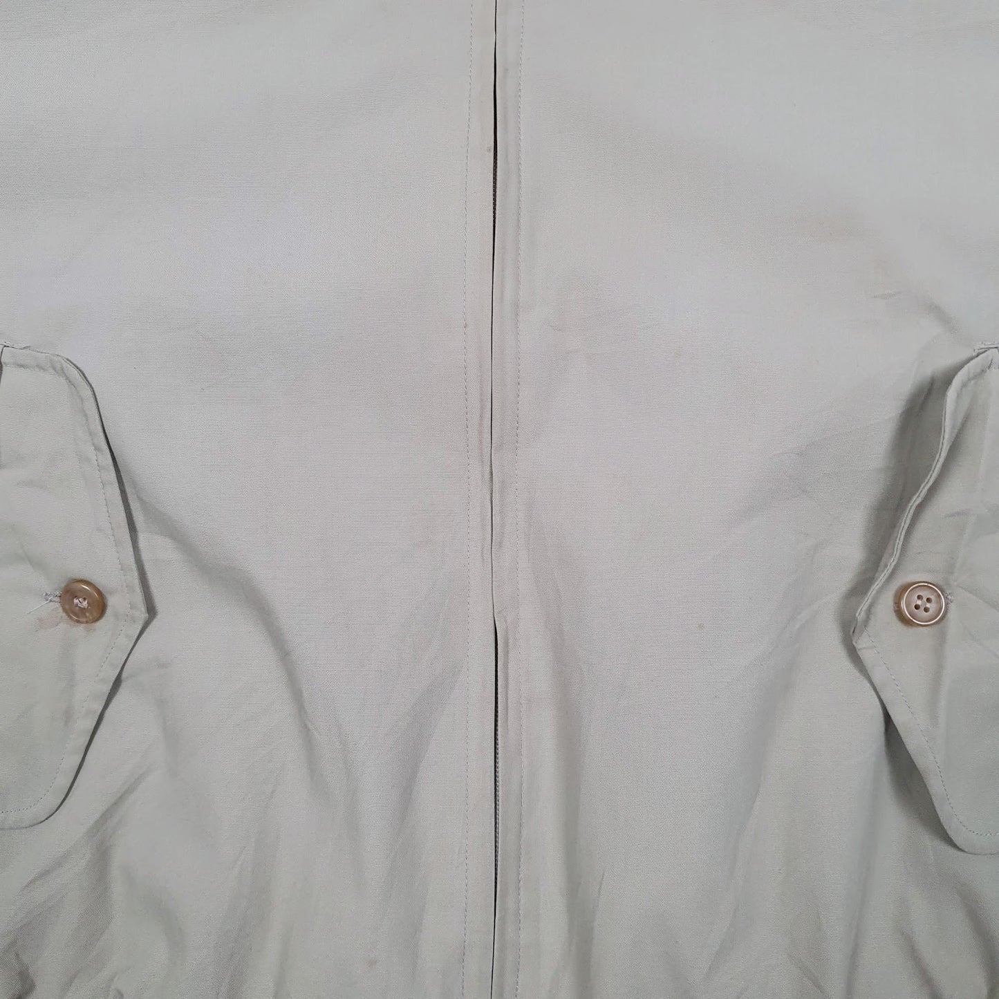 Mens Beige Woolrich Vintage 1970s Windbreaker  Coat