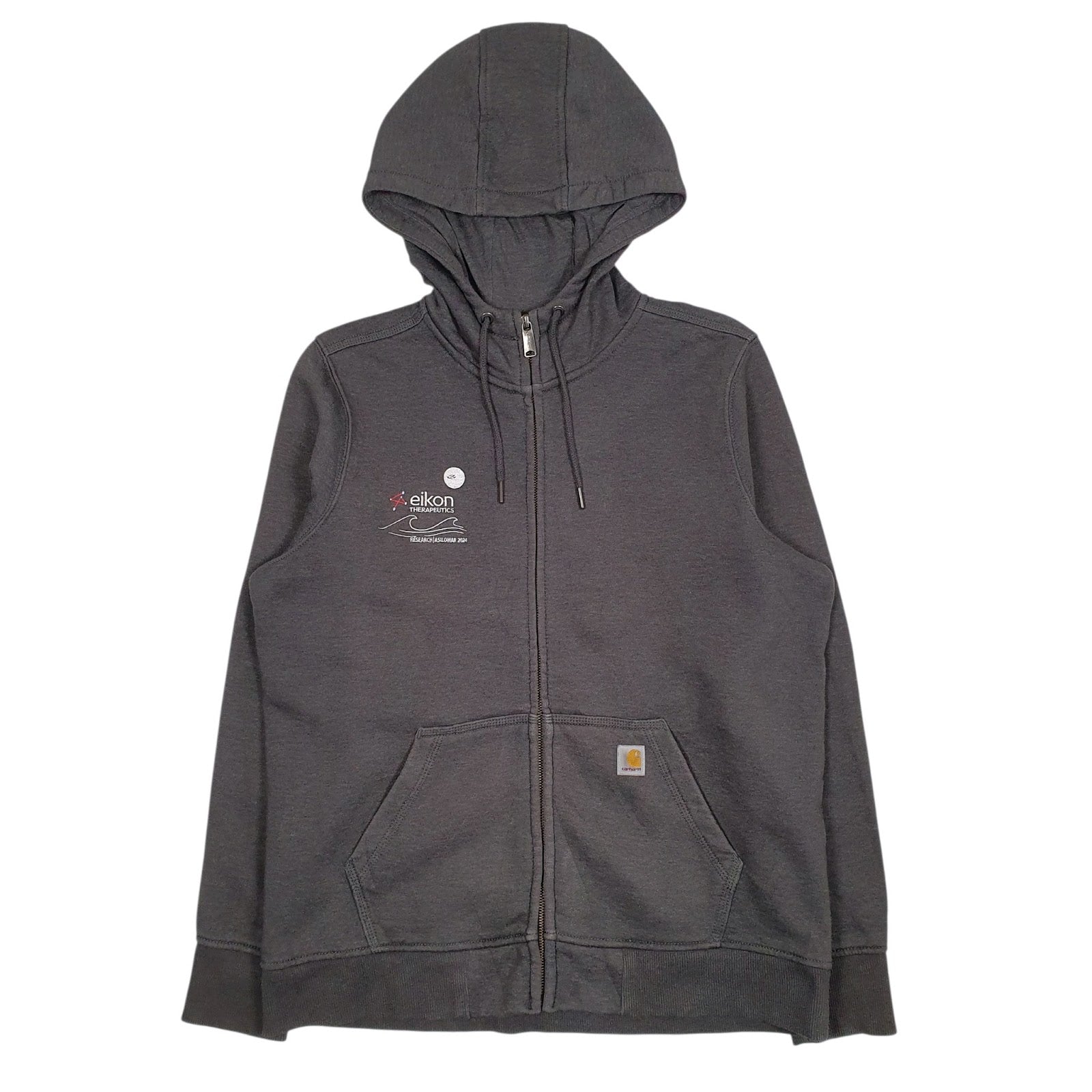 Womens Grey Carhartt  Full Zip Jumper