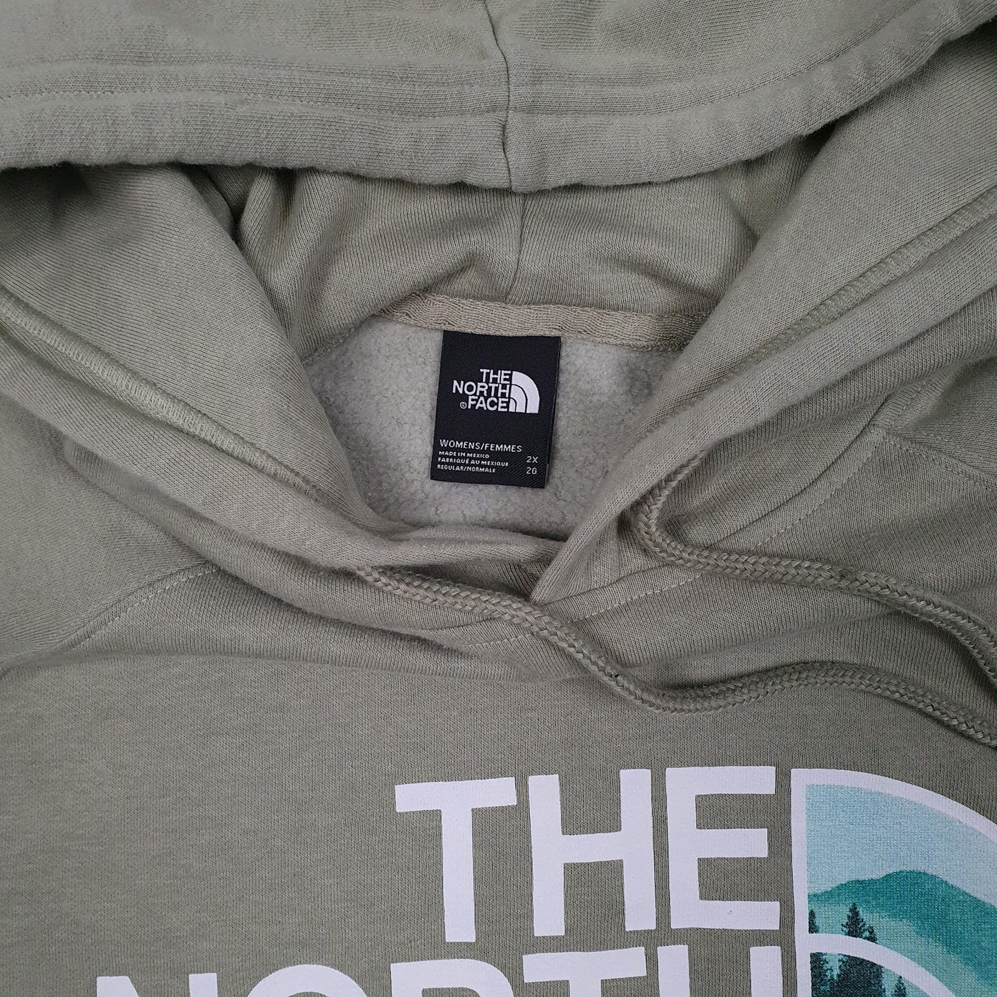 Womens Green The North Face  Hoodie Jumper