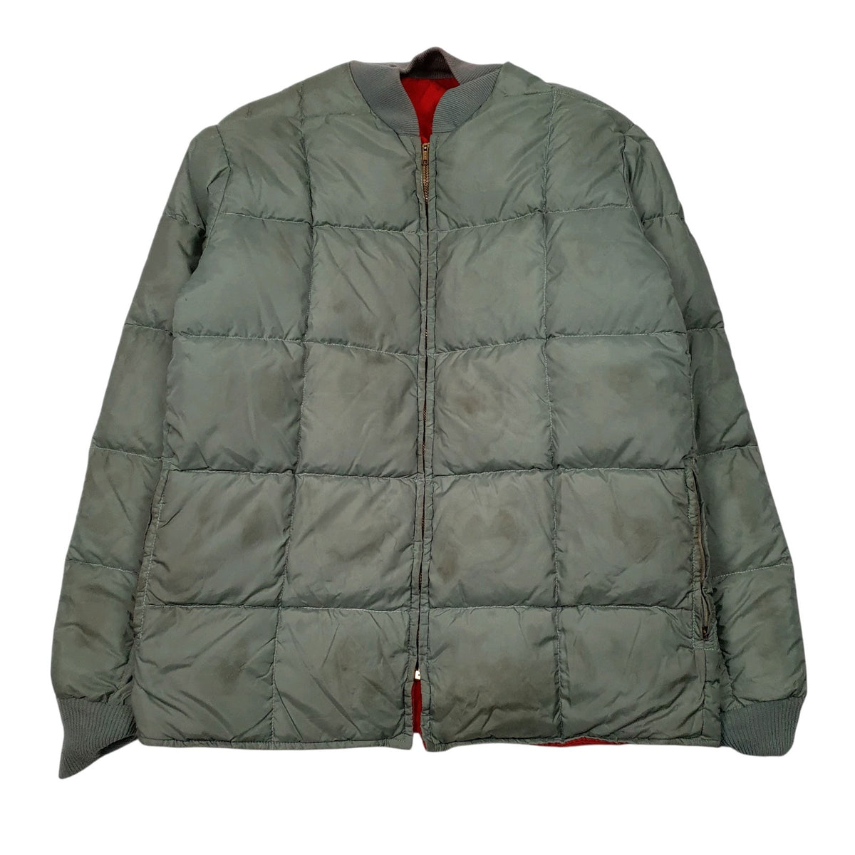 Mens Red Eddie Bauer Vintage 1960s Reversable  Coat