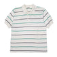 Mens White Liabel  Short Sleeve Polo Shirt