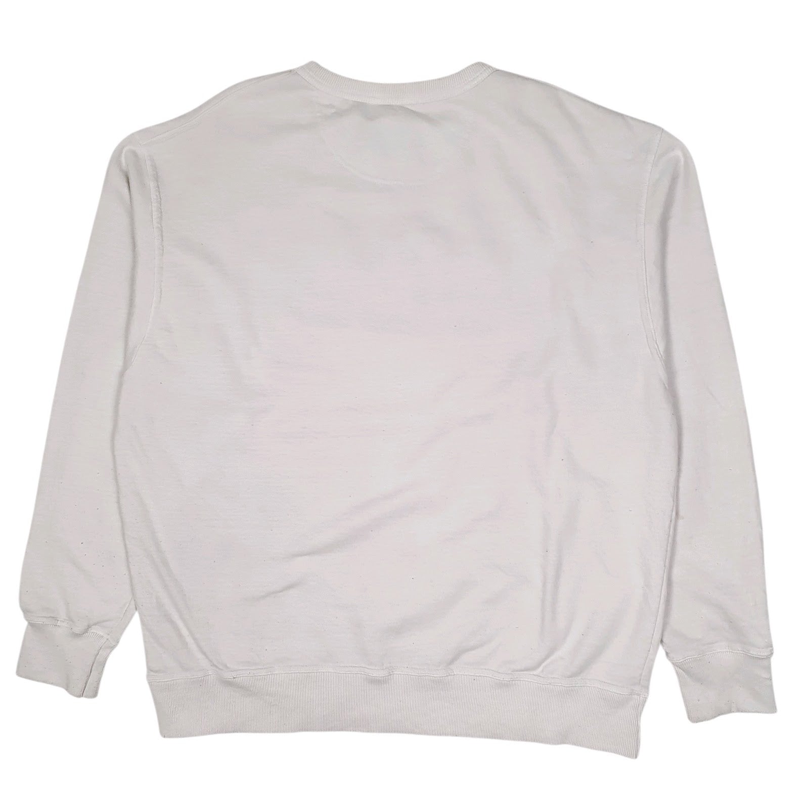 Mens White Champion  Crewneck Jumper