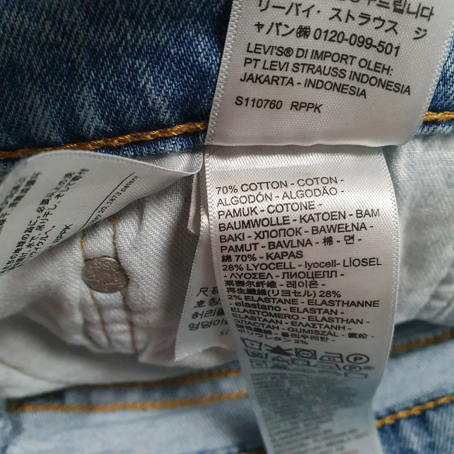 Mens Blue Levis   Jeans