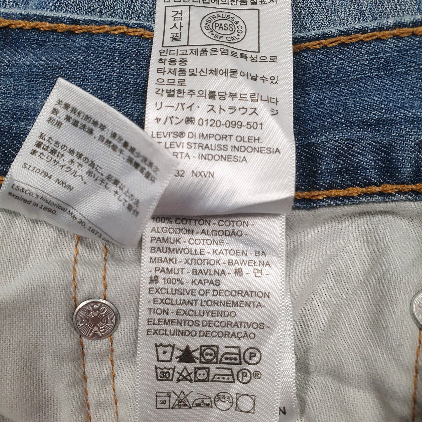 Mens Blue Levis   Jeans