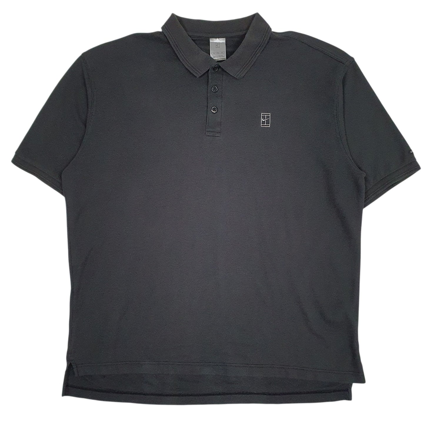 Mens Grey Nike  Short Sleeve Polo Shirt