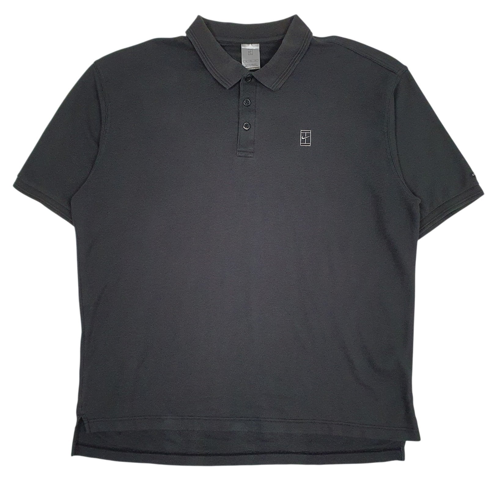 Mens Grey Nike  Short Sleeve Polo Shirt