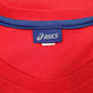 Mens Red Asics   T Shirt