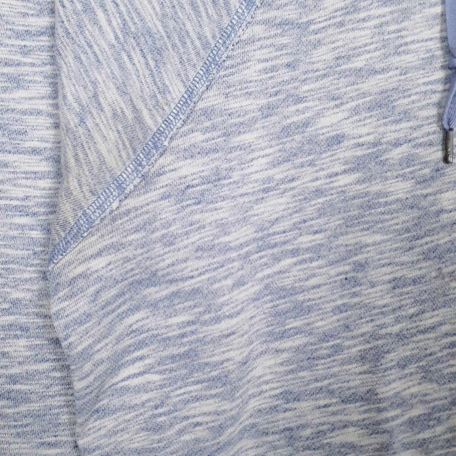 Womens Blue Calvin Klein Lightweight Hoodie Jumper