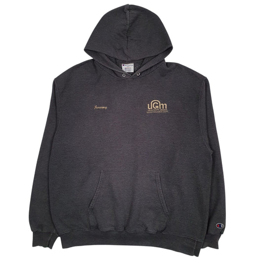 Mens Grey Champion  Hoodie Jumper