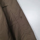 Mens Brown Wrangler Chore Windbreaker Hoodie Padded  Coat