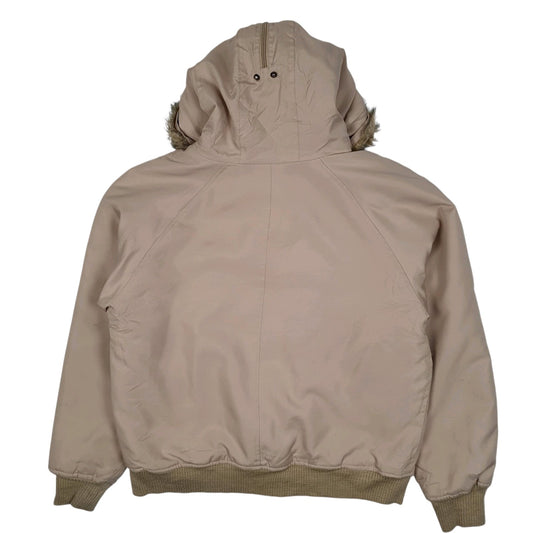 Mens Beige Woolrich Workwear  Coat