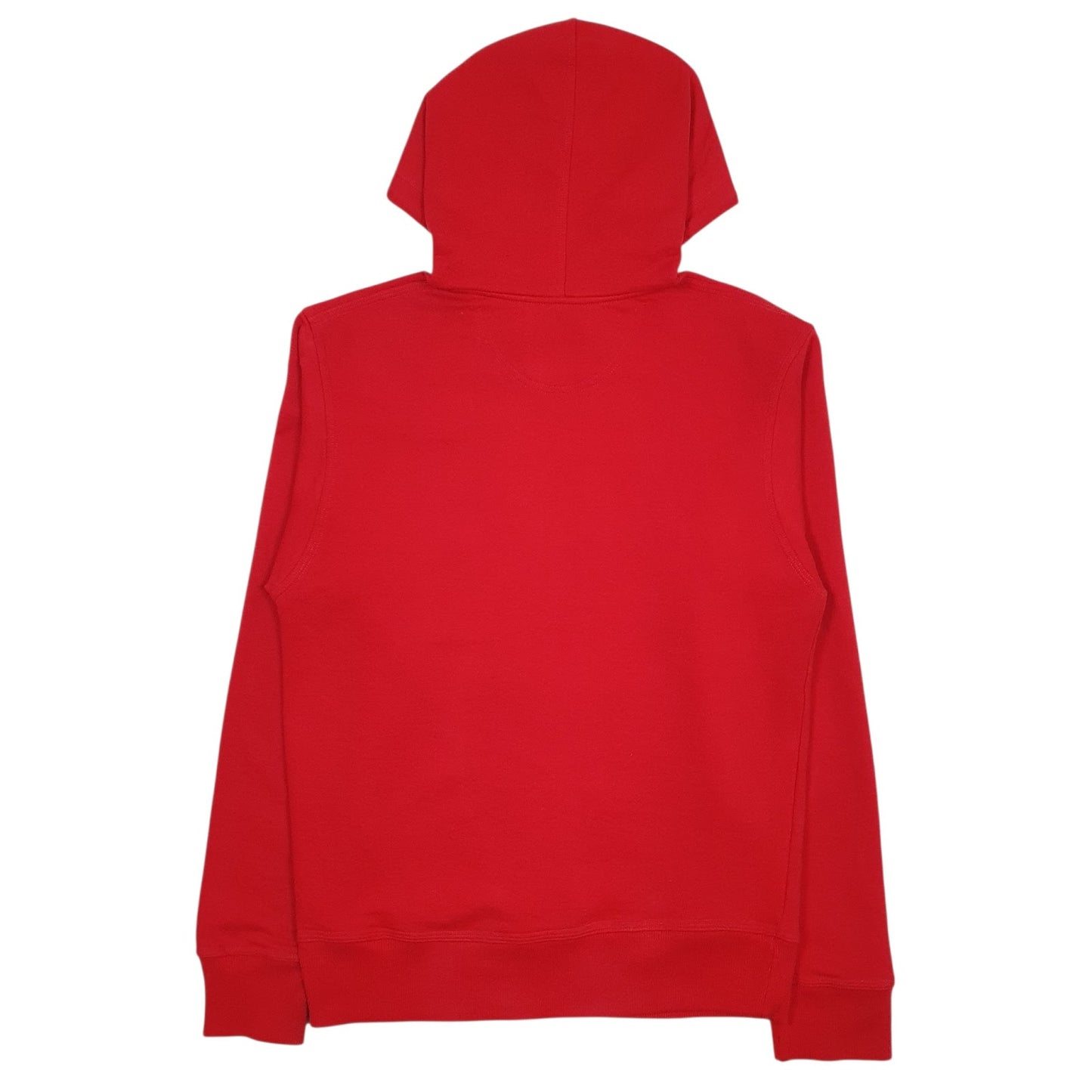 Mens Red Champion Spellout Hoodie Jumper
