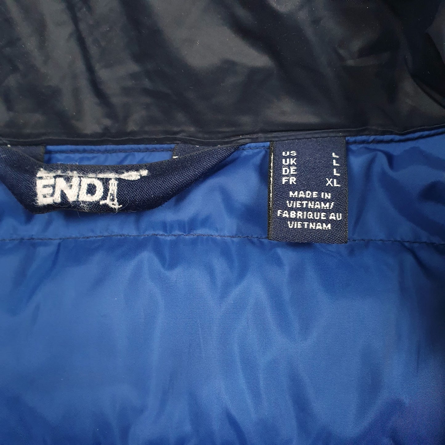 Womens Navy Lands End   Coat