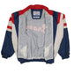 Mens Navy Starter Vintage 90s MLB Atlanta Braves Baseball Hoodie Coat