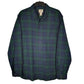 Mens Navy L.L.Bean Plaid Flannel Heavyweight Long Sleeve Shirt