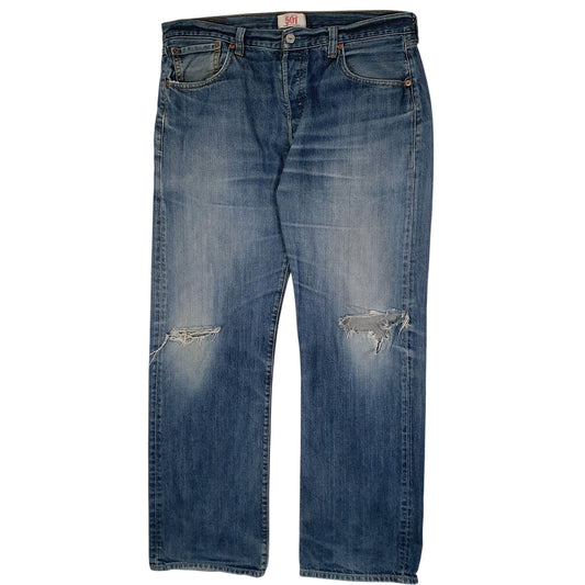Mens Blue Levis  501 JeansW36 L30