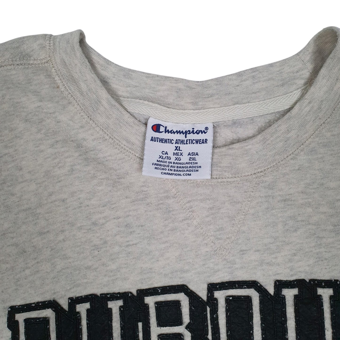 Mens Grey Champion Purdue Boilermakers Crewneck Jumper
