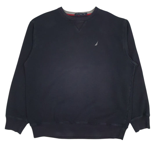 Mens Black Nautica  Crewneck Jumper