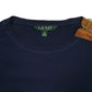 Womens Navy Ralph Lauren Lightweight Crewneck Jumper