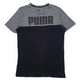Mens Black Puma Spellout Short Sleeve T Shirt