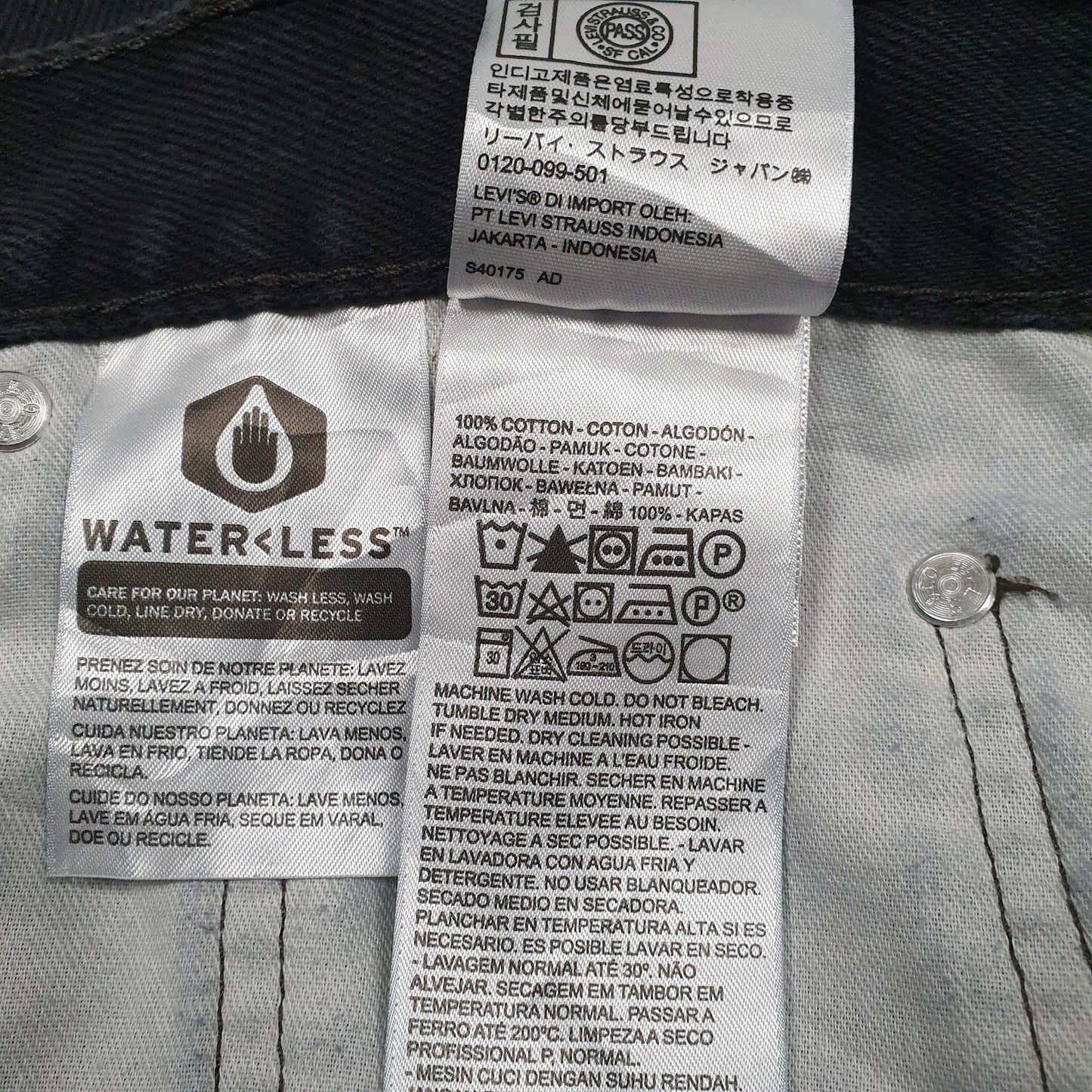 Mens Black Levis   Jeans
