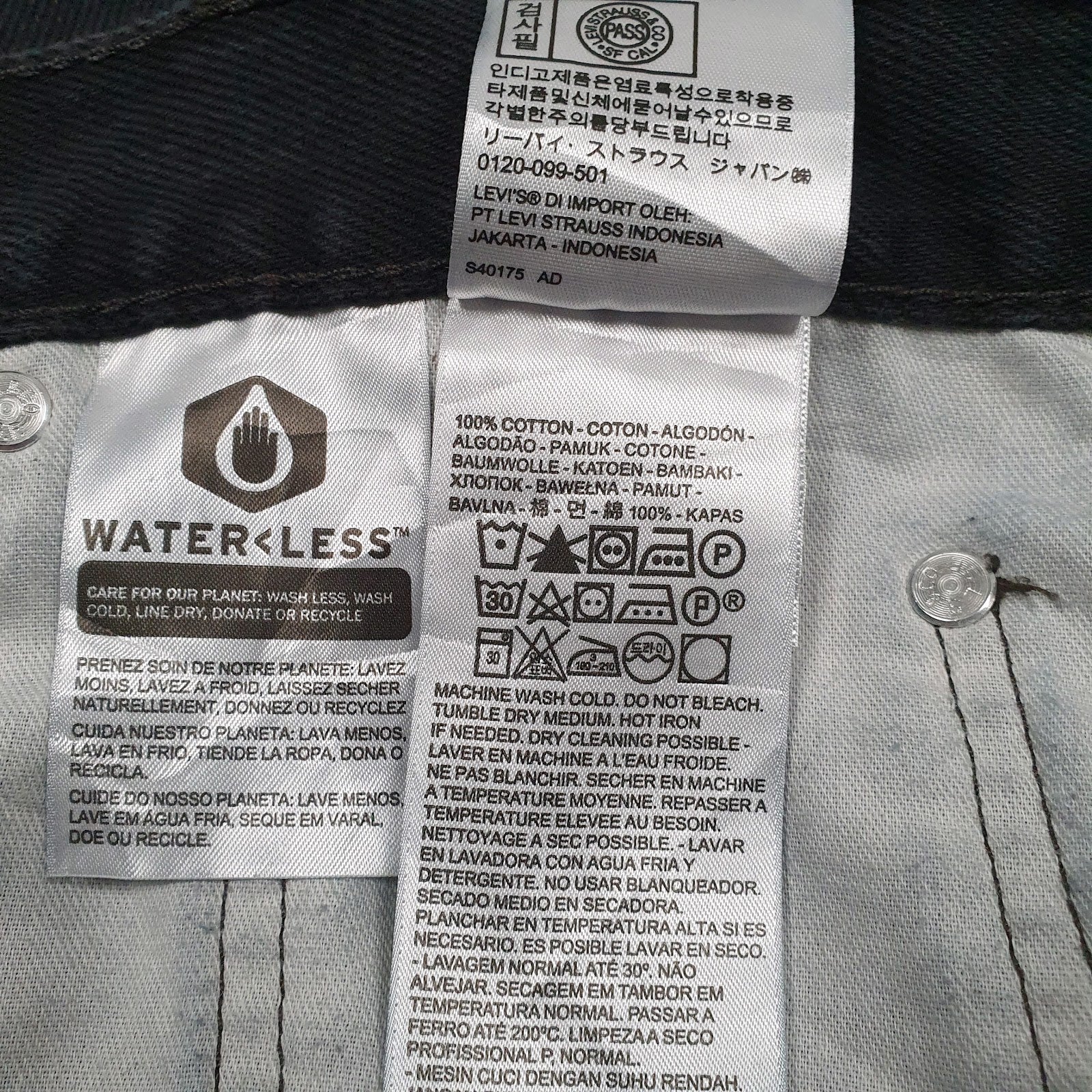 Mens Black Levis   Jeans