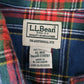 Mens Blue L.L.Bean Flannel  Shirt