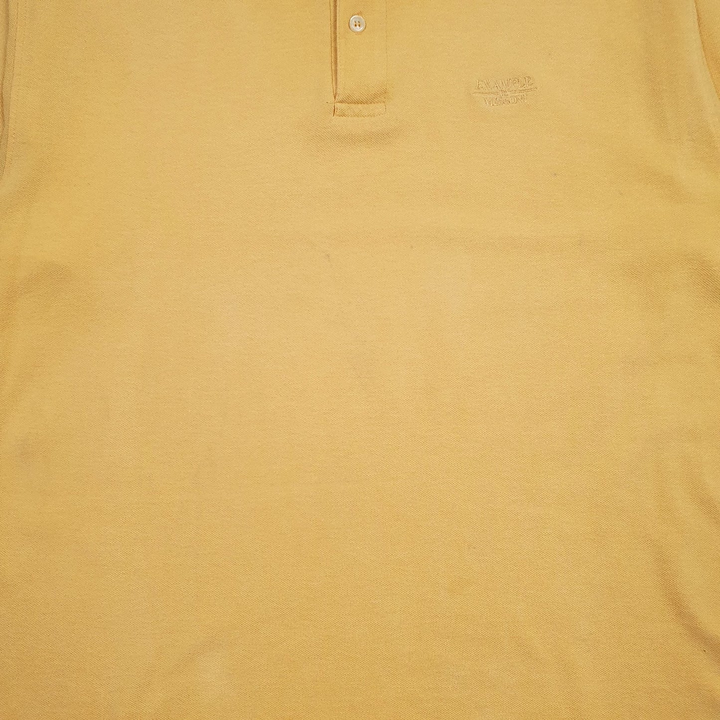 Mens Yellow Missoni   Polo Shirt