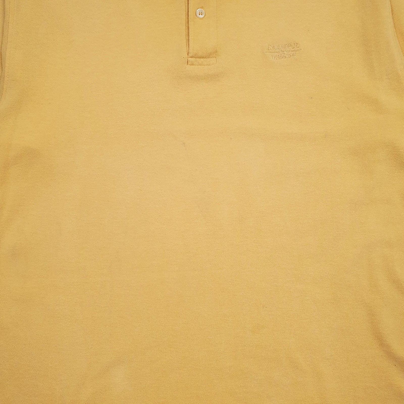 Mens Yellow Missoni   Polo Shirt