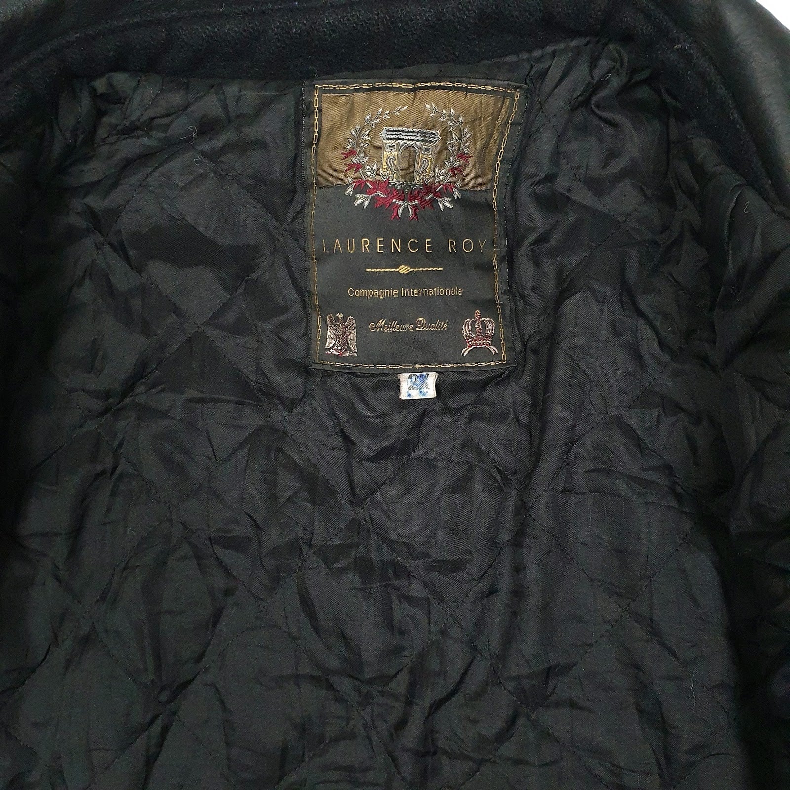 Mens Black Laurence Roy Varsity Provincial Paper Inc  Coat
