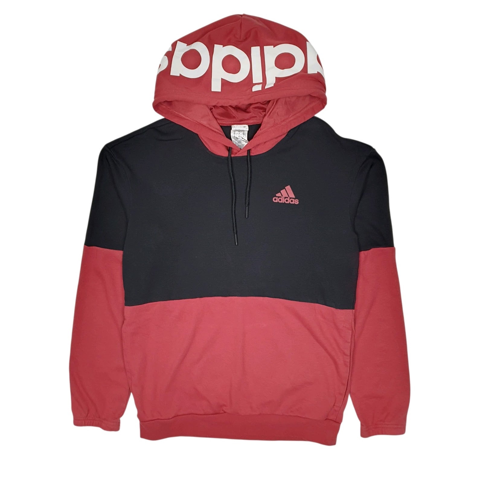 Mens Red Adidas Lightweight Hoodie Jumper
