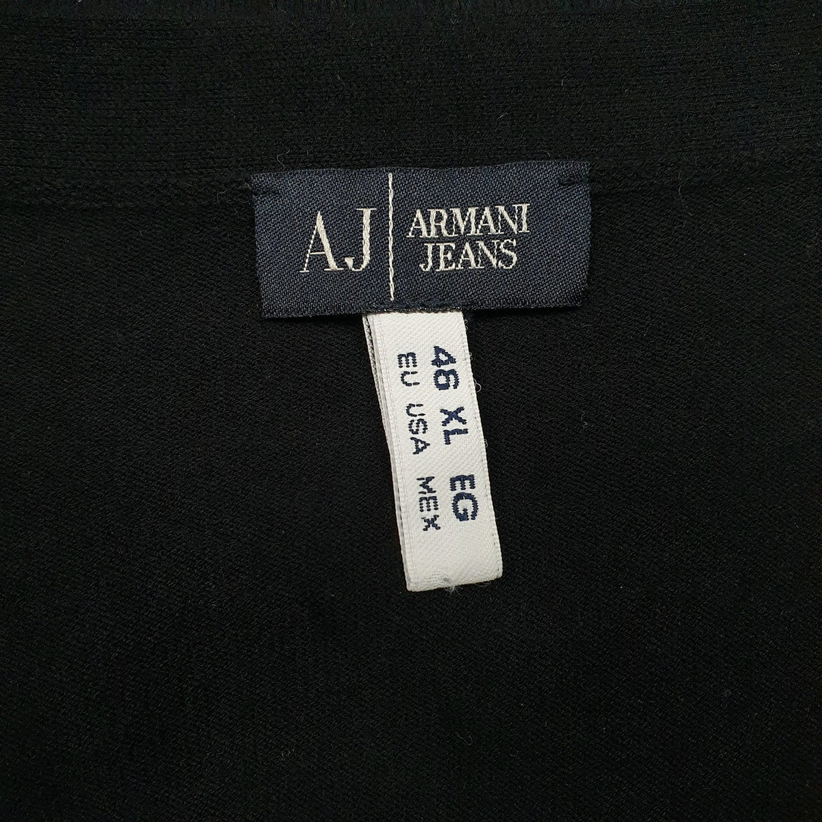 Womens Black Armani  Cardigan Jumper