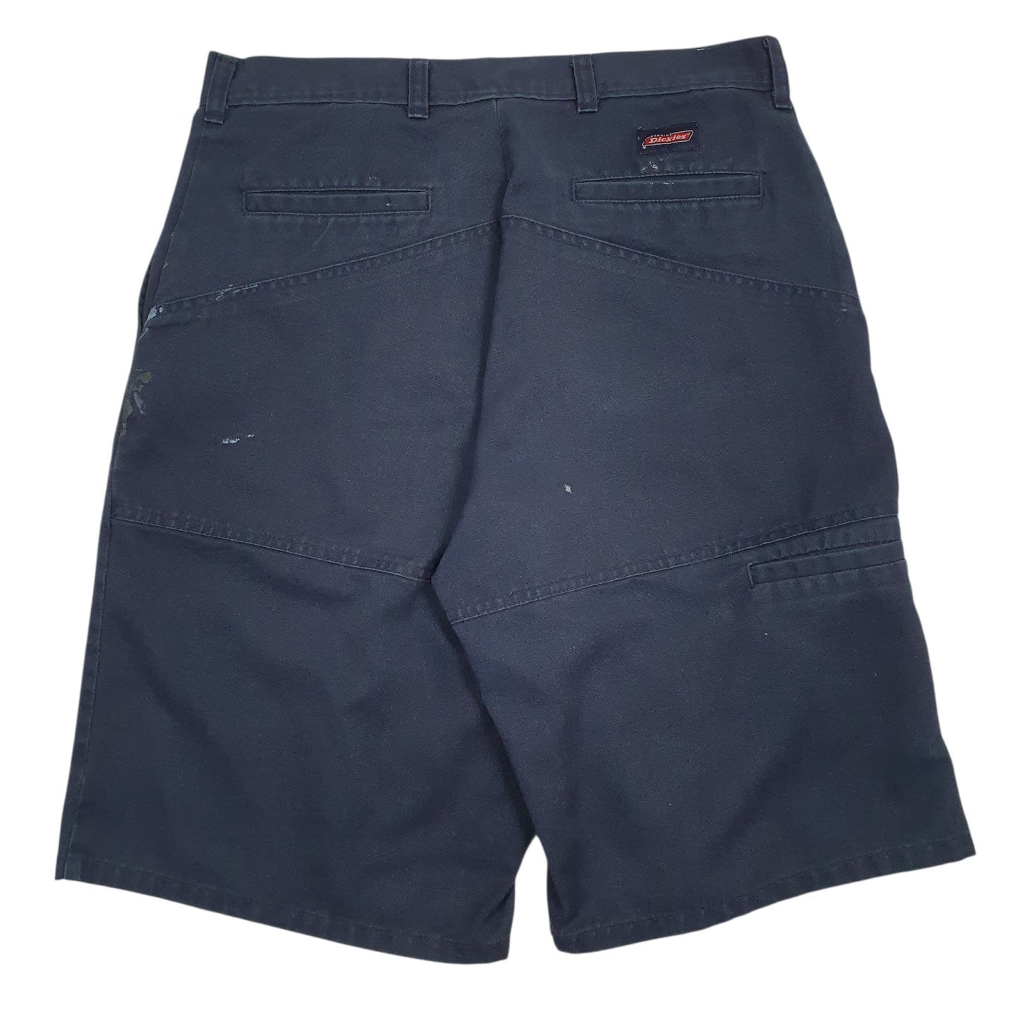Mens Navy Dickies Workwear Hoodie Shorts