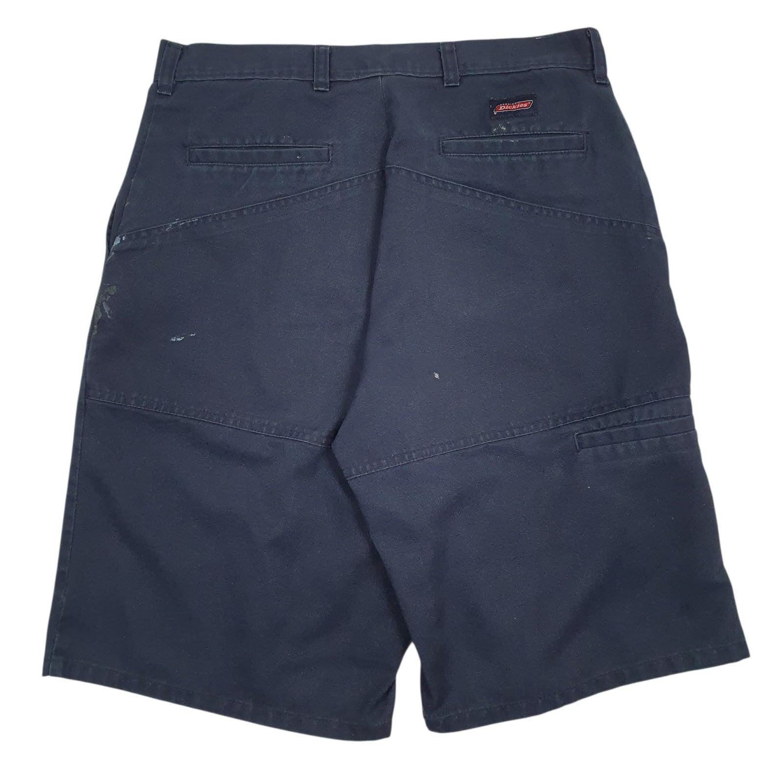 Mens Navy Dickies Workwear Hoodie Shorts